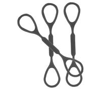 Yardwe 3 Pezzi Ferma Tromba in Silicone Nero per Slide Tuning Alta Durata e Protezione Contro la Perdita, Accessori per Tromba per Performance e Uso Personale