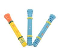 Yardwe 3 Pezzi giocattolo fischietto in legno Fischietta per fischietto giocattolo Strumenti per strumento musicale per i fischiano di legno Colore Casuale