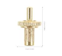 Yardwe 3 pezzi perni del ponte, perni del ponte, viti per sellette a rulli per chitarra da 4 mm - di montaggio e inserti per cordiera per basso elettrico - accessori per strumenti