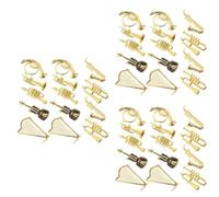 Yardwe 3 Set Miniature Strumenti Musicali Decorativi per Crafting Leggeri E Simulati per Decorazioni Domestiche E per Compleanni E Speciali 14 Pezzi * 3