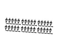 Yardwe 30 Paesaggio Ornamento Luce Mini Applique Mini Lampioni Stradali Lampione Modelli Di Lampade Da Parete Complementi D'arredo Lanterna Acciaio Inox