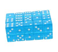 Yardwe 30 Pezzi Accessori Per Giochi Da Tavolo Da Dadi Blu Dadi Del Gioco Di Società Accessori Per Giochi Dati Con Tasca Chiara Sky-blue Acrilico