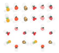 Yardwe 30 Pezzi Clip Chiudi Sacchetti Riutilizzabili per Alimenti in Pp Alta Durata, per Frigorifero e Cucina, Mollette per Snack e Frutta Secca