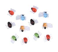 Yardwe 30 Pezzi Clip Orchidea a Forma di Coccinella per Fissaggio Piante | Set da 6 Colori, Supporto per Steli e Tralci, Uso anche Fermaglio Chioma