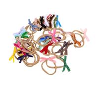 Yardwe 32pezzi Fasce Elastiche Per Ragazzo Ragazza Con Fiocchetto Accessori Per Capelli Morbidi Per Bambine Piccole Design Confortevole Per Proteggere La Sensibile Ampia Scelta Di Colori