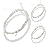 Yardwe 36 Pezzi Corde per Chitarra Classica in Nailon Trasparente, Set C102 | Pacco da 6, Tre Corde Trasparenti e Tre Avvolte Anima in Lega, Ricambio per Classica e Acustica