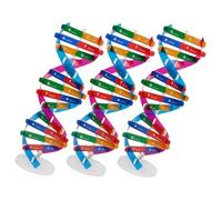 Yardwe 3pezzi Kit Modellino Dna Doppia Per Apprendimento Scientifico Strumento Didattico Di Biologia Per Studenti Molecolare Interattivo Per Comprendere Genomi