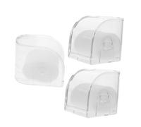 Yardwe 3pezzi Scatola Di Plastica Trasparente Per Orologi Singolo Con Fodera Interna in Contenitore Per Espositori Per Orologi Organizer Per Braccialetti e Gioielli Protezione Da Urti e u