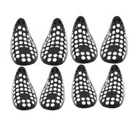 Yardwe 4 Paia Tendiscarpe Cavi in Plastica Neri per Uomo, Inserti Modellatori per Scarpe Sportive e Stivali, Mantengono la Forma e Favoriscono la Circolazione D’aria, per Viaggio