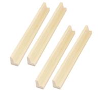 Yardwe 4 Pezzi Base Minotauro Porta Domino in Legno Supporto Domino Treno Messicano Titolare Di Carte Supporto Rami Vassoio Accessori Ufficio Piattaforma