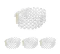 Yardwe 4 Pezzi di Braccialetti da Polso per Matrimonio - Braccialetti da Polso per Damigella D'onore - Elasticizzati con Perle Finte per Addio Al Nubilato, Festa di Nozze, Ballo di Fine Anno