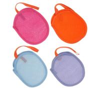 Yardwe 4 Pezzi Schiuma con Struttura a Sandwich in Poliestere, Forma con Impugnatura Antiscivolo, Fine e Uniforme per Sapone Solido, per Sport e Salone