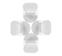 Yardwe 4 Pezzi Supporto per Bottiglie Spray, Gancio Bianco ABS | Organizza Detergenti e Spruzzatori, Montaggio su Superfici, Stile Moderno, per Garage, Studio e Banco