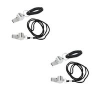 Yardwe 4 Pz Fischietti Di Primo Soccorso Fischio Di Primo Soccorso Fischietto Per Lo Sport Fischietto D'emergenza Fischio Di Calcio Fischietti Con Cordino Fischio Dell'insegnante