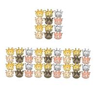 Yardwe 4 Set Accessori A Sospensione A Crown Craft Craft Mini Charm Per Collana Con Ciondolo Grosso Collane Da Donna Di Numero Fascino Pendente Ciondoli Pendenti Lega 60 Pezzi * 4