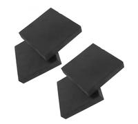 Yardwe 4 Tappetini Antivibrazione Gomma per Treadmill e Strumenti Musicali Isolamento e Riduzione Rumore Antiscivolo per Macchine Cucire e Altri