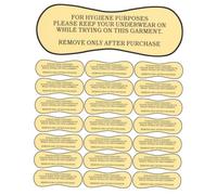 Yardwe 40 Pezzi Adesivo Trasparente Igienico, PVC, Donna | Women's Private Stickers, Hygiene Liner, Waterproof Private Patch, Try-on Hygiene Label, Try On Stickers, Atmosfera Estiva