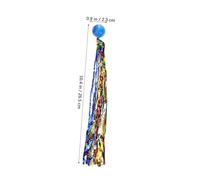 Yardwe 40pezzi Palline Rimbalzanti Piccole Per Ragazza Con Stelle Filanti Colorate Per Resistenti e in Stili Per Divertimento Fine