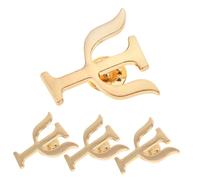 Yardwe 4pezzi Distintive Greche Per Psicologi Per Abbigliamento e Sciarpe Psicologia Accessori Chic Per Professionisti