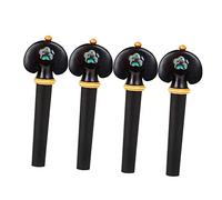 Yardwe 4pezzi Piroli Intagliati in Legno Per Violino Di Ricambio Resistente e Facile Da Installare Accessori Strumento Musicale Di Alta Densità