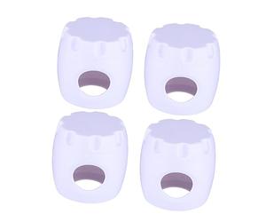 Yardwe 4pezzi Serrature di Sicurezza per Maniglione di Porta Copertura per Pomello della Porta per Uso Domestico per Ragazzo Ragazza Ragazza senza Trapano Facile da Installare