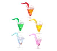 Yardwe 5 Pezzi Mini Decorazioni Per Tazze Da Dessert Accessori Da Cucina Modelli Di Bevande Simulate Cibo In Miniatura Tazza Da Dessert Estiva Realistica Figura Da Dessert Tazza Da