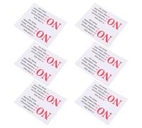 Yardwe 6 Fogli Adesivi per Cassetta Postale No Pubblicità in Pvc Resistenti alle Intemperie, Autoadesivi per Comunicazione Chiara, per Uso Commerciale e All'aperto