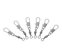 Yardwe 6 Ganci Metallici per Connettore Wind Kite Cuscinetto in Ferro Compatto per Bobina Corda e Avvolgitore Argento
