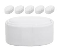 Yardwe 6 Pezzi Cuscini per Orologio in Pu Bianco Mini Morbidi per Espositori e Custodie Orologi, Mantiene la Lucentezza Originale, per Uso Domestico e Stand Orologi