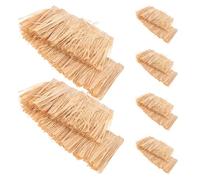 Yardwe 6 Pezzi Miniature Thatched Roof per Micro Paesaggi e Casa delle Bambole Tetto in Paglia Artificiale per DIY Modellismo e Decorazioni Artigianali