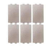 Yardwe 6 Pezzi Piastra di Mica per Microonde 11,6x6,5 Cm Foglio Isolante Resistente Alte Temperature Ricambio Forno Protezione Guida D'onda Adatto Riparazioni Casa Cucina