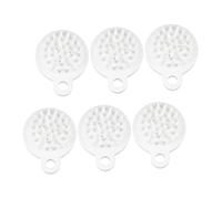 Yardwe 6 Pezzi Spazzola Massaggiante Meridian per Cuoio Capelluto Pettine Esfoliante per Shampoo Setole Morbide Strumento per Massaggio e Pulizia Profonda Sotto la Doccia Adatto a