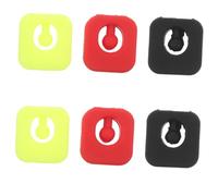 Yardwe 6 Smorzatori per Racchette Tennis e Squash Ammortizzatori Shock in Silicone Resistente Design Colori Vivaci Migliora Stabilità e Controllo del Colpo
