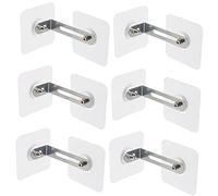 Yardwe 6Pezzi Ancori Murali Per Adesivi Sicurezza Antipunto Per Facile Installazione Per Armadi Comò e Librerie Design Pratico e Resistente