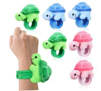 Yardwe 6pezzi Braccialetti Schiaffeggiati Animali Peluche Forma Per Ragazzo Fasce Da Polso Morbide Decorazioni Per Feste Bomboniere