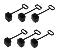 Yardwe 6pezzi Copertura Silicone Per Kazoo Da Protezione Flessibile e Resistente Per Strumenti Musicali Facile Da Pulire e Comfortevole Al Tatto Nero