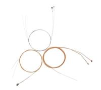 Yardwe 6pezzi Corde Per Chitarra Acustica in Metallo Pacchetto Per Chitarra Folk Corde Ricambio Per Sostituzione Facile Per Principianti e Musicisti Esperti