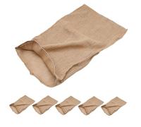 Yardwe 6pezzi Sacchetti Riutilizzabili Juta Per Patate Borse Tela Per Corse All Aperto Controllo Delle Inondazioni e Stoccaggio Di Alimenti