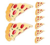Yardwe 8 Pezzi Spille Cartoon Pizza in Lega Colorata Leggere e Resistenti Accessori Moda per Donna Spille Decorativi per Giacche Borse Cappelli e Feste