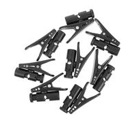 Yardwe 8Pezzi Clip Per Auricolari Colletto Multifunzionale Nero Per Cuffie Resistente e Portatile Per Prevenire Intricciamenti