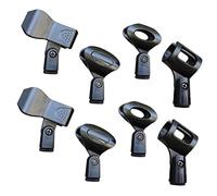 Yardwe 8pezzi Clip Per Microfono Supporto Per Asta Microfono Morsetto Regolabile Adattatore Femmina Antivibrazioni e -caduta Per Interni Ed Esterni e Spettacoli