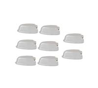 Yardwe 8sets Blocchetti Per Rullante Doppia Estremità in Metallo Set Connettori Per Batteria Accessori Per Tamburello e Rullante Viti Montaggio