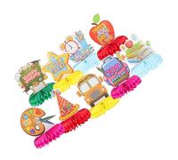 Yardwe 9 Pezzi Ornamenti per Decorazioni per Feste Decorazioni per la tavola centrotavola Torna alle Decorazioni Scolastiche complimenti Grad centrotavola a Nido d'Ape