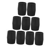Yardwe 9 Pezzi Protezione del piede del supporto protettori supporto per chitarra acustica pastiglie cuscino gambe monitor da supporto fornitura di chitarre accessorio per chitarra Black