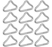 Yardwe 90 Pezzi Anelli per Rete da Fibbia per Anelli A V Connettori Ad Anello Triangolare per di Ricambio Connettore Triangolare per