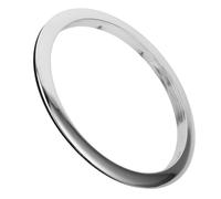 Yardwe Accessori Per Percussioni Accessori Per Strumenti Musicali Anelli Di Riduzione Del Rumore Del Tamburo Anelli Di Sostituzione Del Tamburo Esaltatore Di Grancassa Silver Metallo