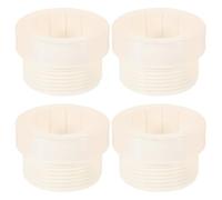 Yardwe Adattatore stabilizzatore per ombrellone da Piscina da 4 Pezzi: Inserto filettato per Manicotto per palo dell'ombrellone - stabilizzatore filettato per Inserto Esterno da 1 3/4" - Si