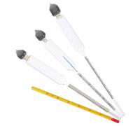 Yardwe Alcolometro da Banco in Vetro con Termometro Misurazione Precisa nel Vino e Liquori Strumento Riutilizzabile per Uso Domestico Bar e Ristoranti