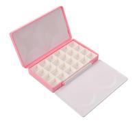 Yardwe Astuccio Magnetico per Acquerelli 24 Scomparti in PP Rosa