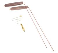 Yardwe Bacchette da Rabdomante in Rame 99% Set Portatile Catena per Ricerca Energetica e Caccia Avventurosa Metal Detector Manuale per Archeologia e Esplorazioni Outdoor